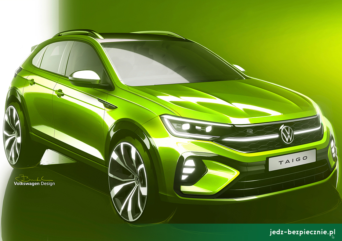 Premiera tygodnia - Volkswagen Taigo - szkic auta